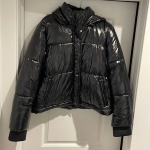 Gap Upcycled Cropped Midweight Puffer Jacket